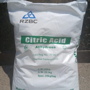 RZBC Citric Acid Anhydrous 25 kg bag
