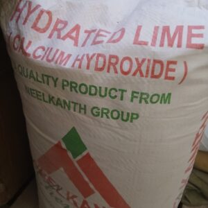 Hydrated Lime calcium hydroxide bag by Neelkanth Group