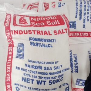 Nairobi Sea Salt Industrial Salt 99.9% NaCl 50 kg bag