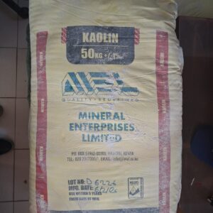 Kaolin 50 kg bag by Mineral Enterprises Limited Kenya