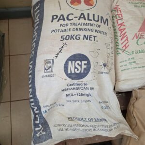 PAC-ALUM aluminium sulphate for potable water 50 kg bag, product of Kenya