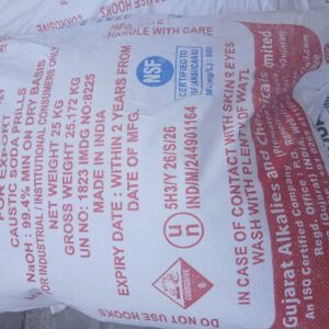 Gujarat Alkalies Caustic Soda Prills 99.4% 25 kg bag